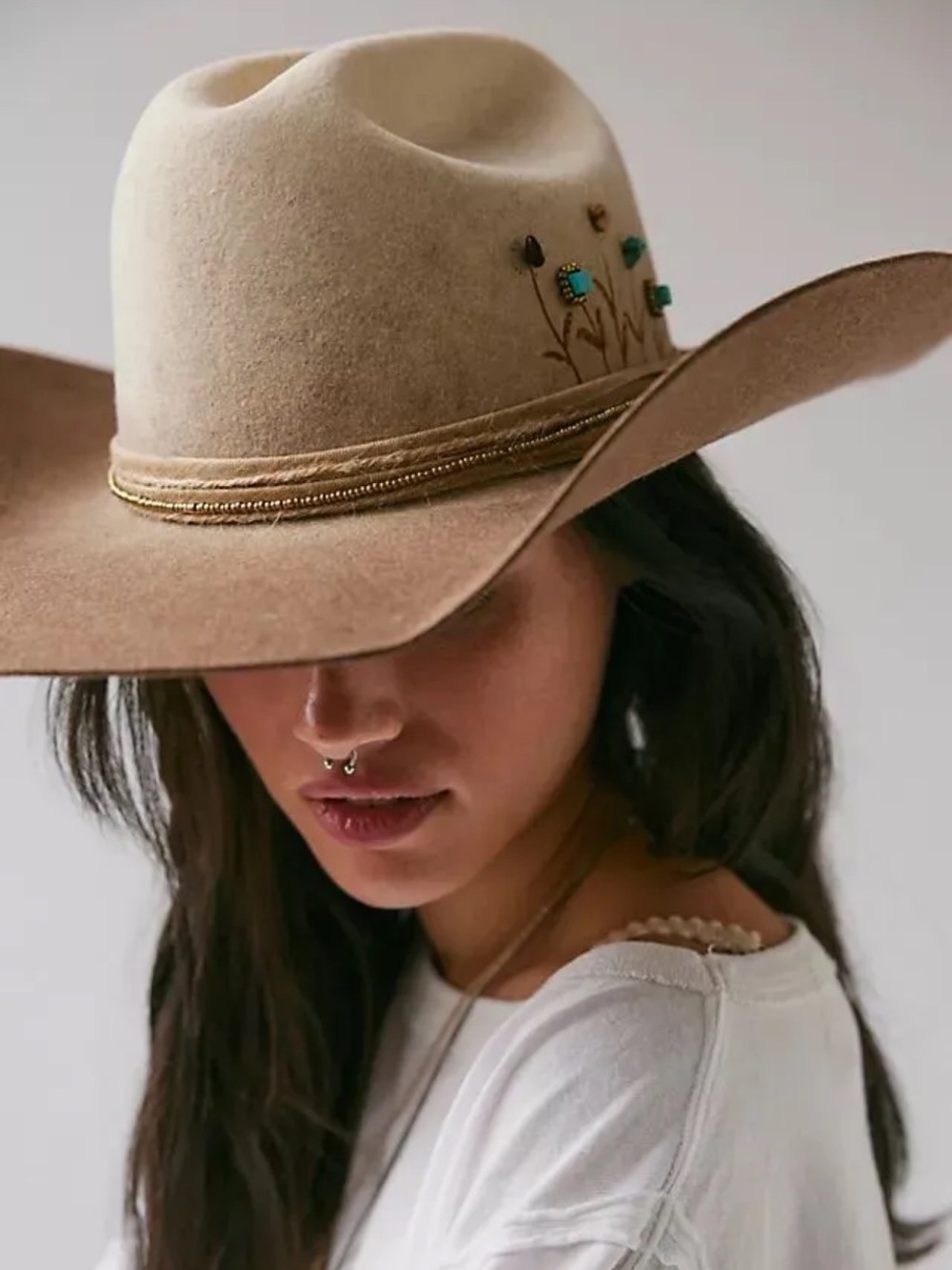 Free People Cassidy Stone Wool Hat - medium